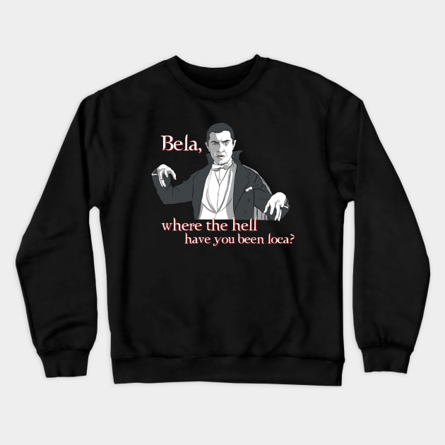 Bela Swan Lugosi Crewneck Sweatshirt by Sierra Snipes Studio